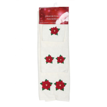 2Pcs XMAS Tea Towels Set 100%cotton Clean Kitchen Towel